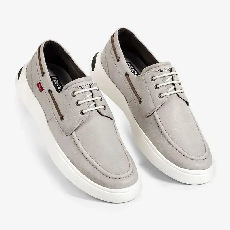 [PAGUE 1 LEVE 2] Sapato Dockside Buzios Cinza Claro