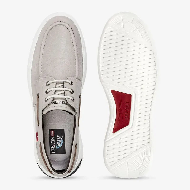 [PAGUE 1 LEVE 2] Sapato Dockside Buzios Cinza Claro